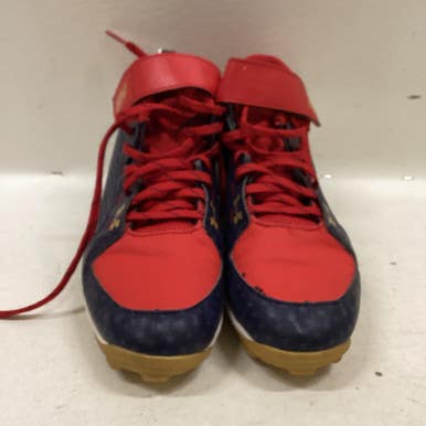Used Under Armour Bh Bb Cleats Sz 6yth Bb Sb Cleats White Red Navy Senior 6 11725-s000474803