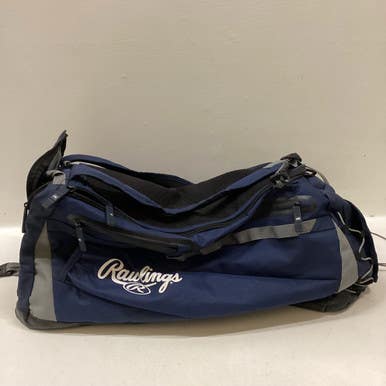 Used Rawlings Duffle Bb Sb Player Carry Bag Navy Blue 11725-s000476044