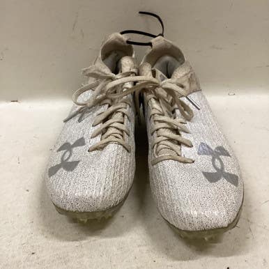 Used Under Armour Adult Fb Cleats White Senior 8 11725-s000476992