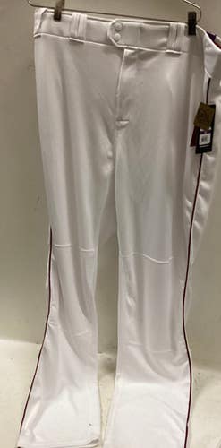 Used Rawlings Bb Pants New Bb Sb Pant Mens White And Maroon 2x 11725-s000483538