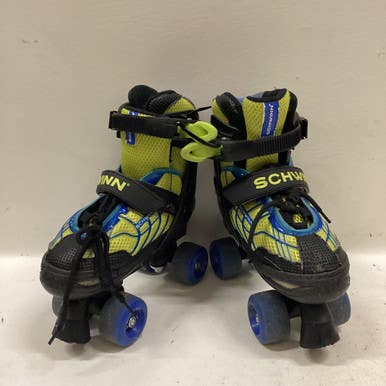 Used Schwinn Adjustable Skates Junior Rec Fitness Skates Yellow Adjustable 11725-s000483735