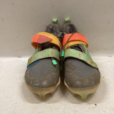 Used New Balance Velchro Nb Cleats Bb Sb Cleats Grey Junior 03 11725-s000493094