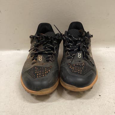 Used Under Armour Bb Sb Cleats Black Youth 06.5 11725-s000493171