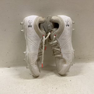 Used Under Armour Glory Lax Cleats Womens White Senior 9.5 11725-s000493362