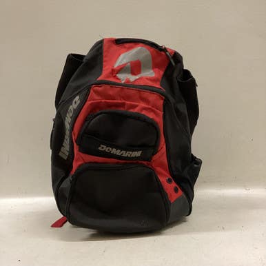 Used Demarini Voodoo Bb Sb Player Backpack Black And Red 11725-s000493519