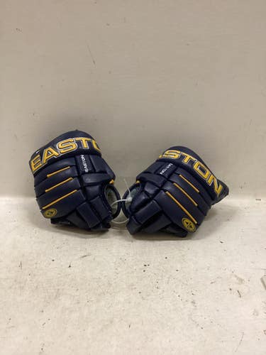 Used Easton Ergo Junior Gloves Navy Blue 12" 11725-s000498795