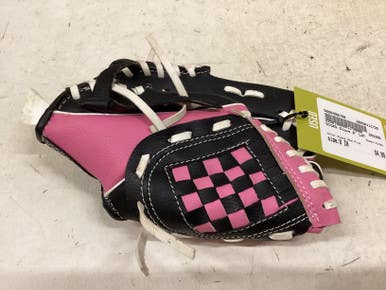 Used Dicks Bb Sb Glove Lh Throw Black And Pink 8" 11725-s000498799