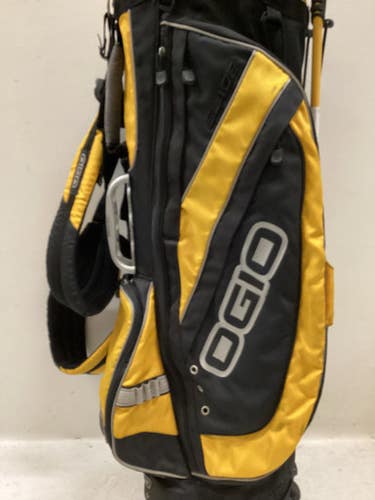 Used Ogio Burn Mens Stand Bag Yellow 11725-s000498856