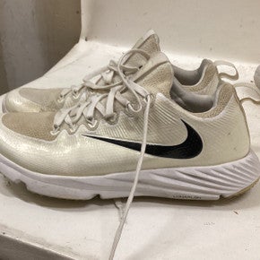 Used Nike Lunarlon Turfs Lax Cleats Mens White Senior 8.5 11725-s000496471
