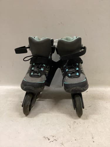 Used Rollerblade Zetrablade Senior Rec Fitness Skates Teal Senior 9 11725-s000500376