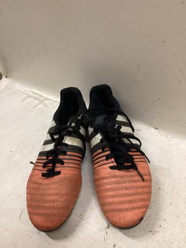 Used Adidas Soccer Cleats Black And Orange Senior 9 11725-s000501684
