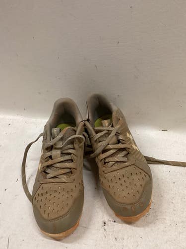 Used Under Armour Lead Off Bb Sb Cleats Grey Junior 03.5 11725-s000502240