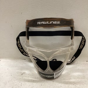 Used Rawlings Face First Bb Sb Fielders Mask Clear One Size 11725-s000502271