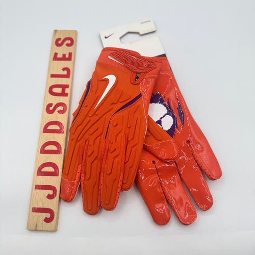 Nike Superbad 7.0 Football Gloves Clemson Tigers Team Issued HF5788-829 Sz 2XL

New With Tags-RARE!!