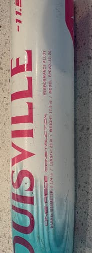 Louisville Slugger Diva Alloy Bat (-11.5) 17.5 oz 29" (Used)