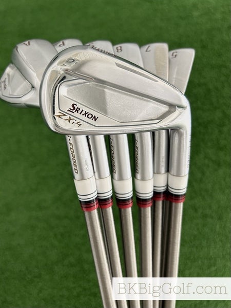 Srixon ZXi4 Forged 25 Iron Set 5-A / SteelFiber i70 Regular Graphite ...