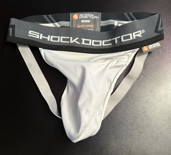 Shock Doctor Jockstrap NO Cup Pocket Large (Used) -BUNDLE W NIKE AND RIDDELL-
