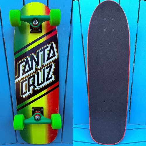 Santa Cruz Rasta Street Skate Complete Skateboard Powell Peralta G-Bones Wheels