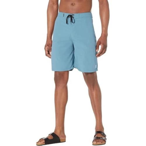 Hurley One & Only 2.0 Boardshorts Men's 40 Noise Aqua Drawstring Waist DDR2509