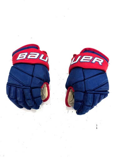Used Bauer Team Junior Gloves Royal Blue 12" 11860-s000310464