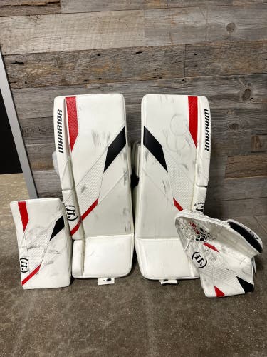 White 31" Senior Warrior Ritual G7 Pro Goalie Full Set Regular (Used)