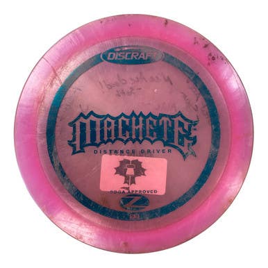 Used Discraft Z Machete Disc Golf Driver Pink 172g 11450-s000522809
