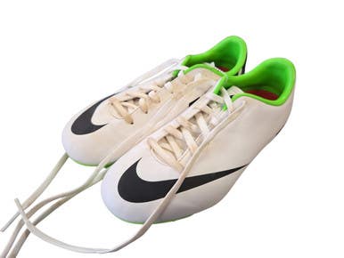 Used Nike Mercurial Soccer Cleats White Junior 01.5 11450-s000522727