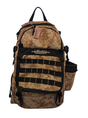 Used Westside Refuge Disc Golf Backpack Tan 11450-s000522723