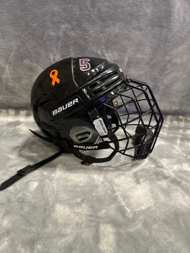 Black Medium Bauer Re-Akt 75 Helmet (Used)