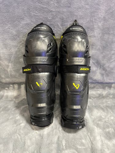 Senior Bauer Supreme Mach Shin Pads 13" (Used)