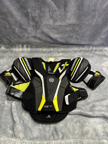 Large Junior Warrior ALPHA LX PRO Shoulder Pads (Used)