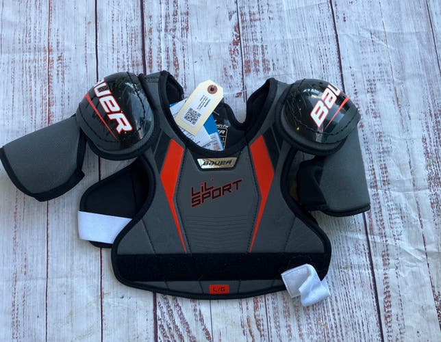 Large Youth Bauer Lil Sport Shoulder Pads (New)