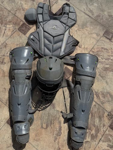 Gray All Star MVP Pro Catcher's Set (Used)