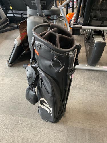 Used Stitch 4 Way Golf Stand Bag Mens Stand Bag Black 11614-s000238192