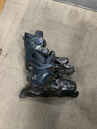 Used Rotator 101 Senior Roller Quad Skates Navy Blue Senior 10 11614-s000238174