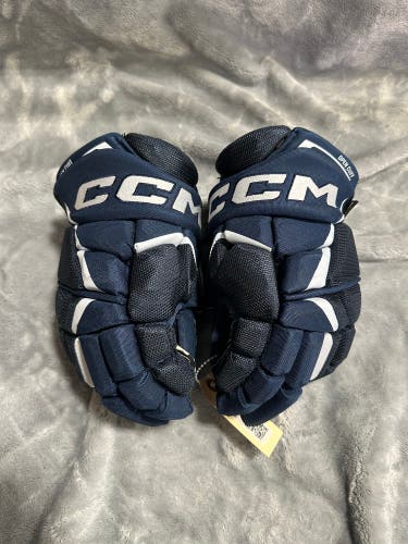 Blue Senior CCM JetSpeed FTW Gloves 12" (Used)