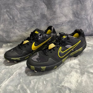 Black Men's Size M 14.0 (W 15.0) Adult Nike Cleats Metal (New)