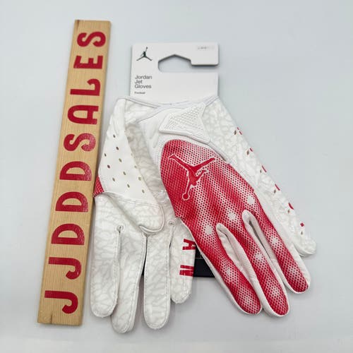 Nike Air Jordan Jet 7.0 Football Gloves White Red DV4209-130 Men’s Sz Large NWT
New With Tags