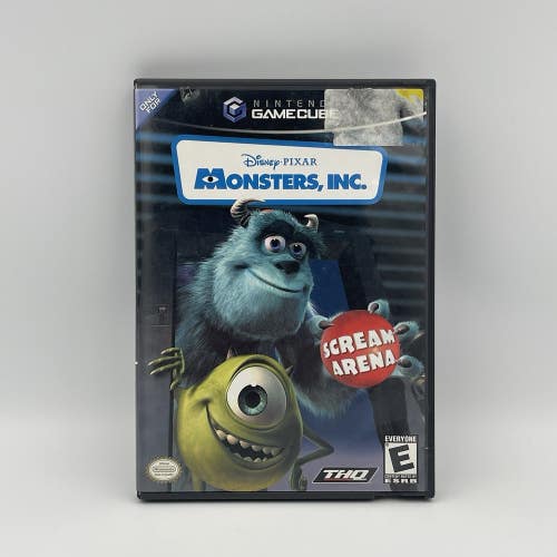 Monsters, Inc Scream Arena (Nintendo GameCube, 2002) CIB Complete W/ Manual