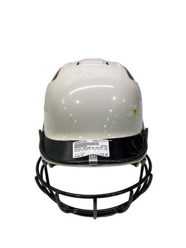 Used Adidas Adidas Bb Helmet Wht W Mask Batting Helmet W Mask White Lg 11347-s000270788