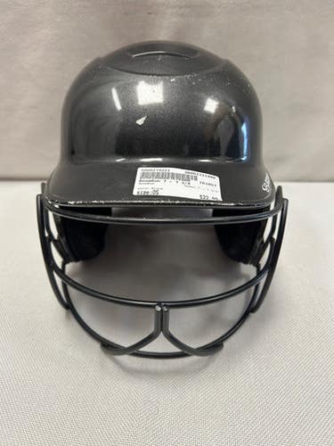 Used Boombah 7 - 7 3 4 Batting Helmet W Mask Black One Size 11490-s000274221