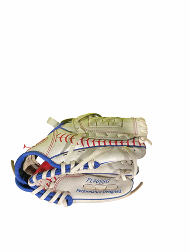 Used Rawlings 9in Bb Sb Glove Rh Throw White 9" 11834-s000051996