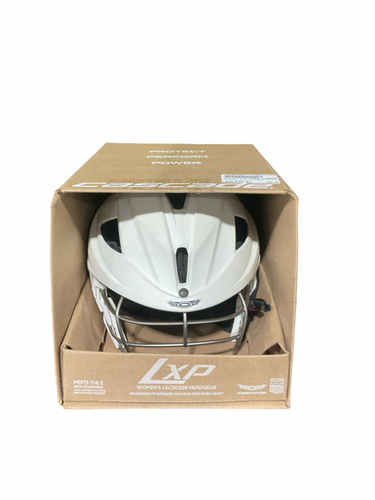 Used Cascade Lpx Womens Headgear Lacrosse Helmet White Fits All 11834-s000051999
