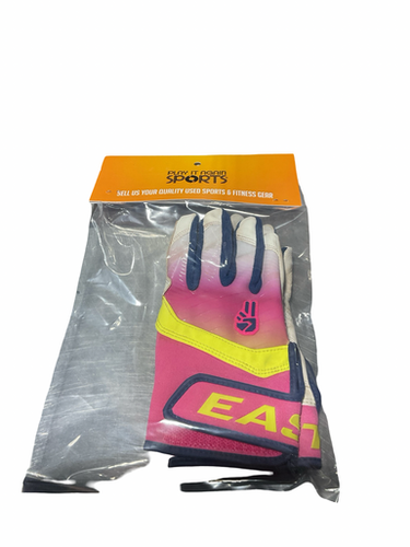 Used Easton Bb Sb Batting Gloves Pink Lg 11834-s000052147