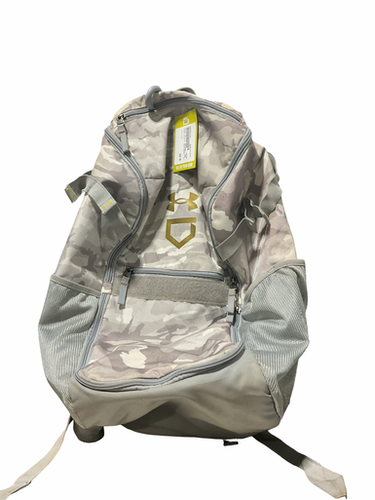 Used Under Armour Baseball Bag Bb Sb Player Backpack Grey 11834-s000052161