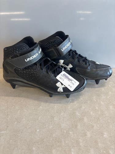 Used Under Armour Adult Fb Cleats Black Senior 13 11858-s000075429