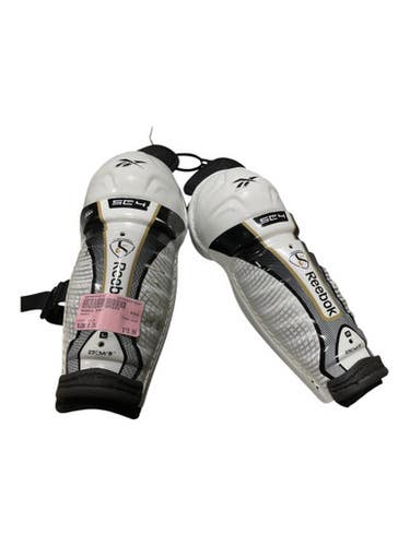 Used Reebok Sc87 Youth Shin Guards White 9" 11847-s000035974
