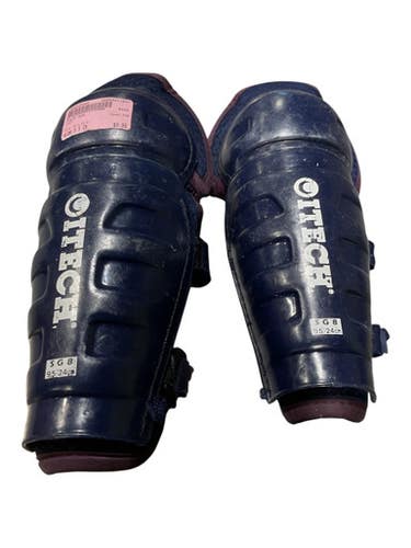 Used Itech Sg8 Junior Shin Guards Navy Blue 9 1 2" 11847-s000035980