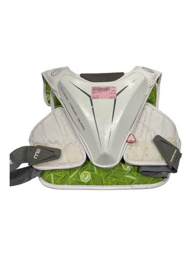 Used Maverik Ekg Lacrosse Shoulder Pads White Sm 11847-s000035941