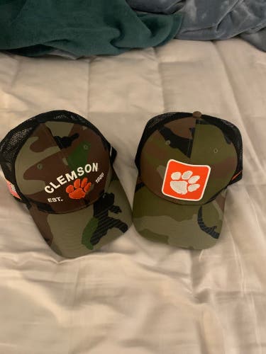 Nike on field Clemson Camo Football Hats